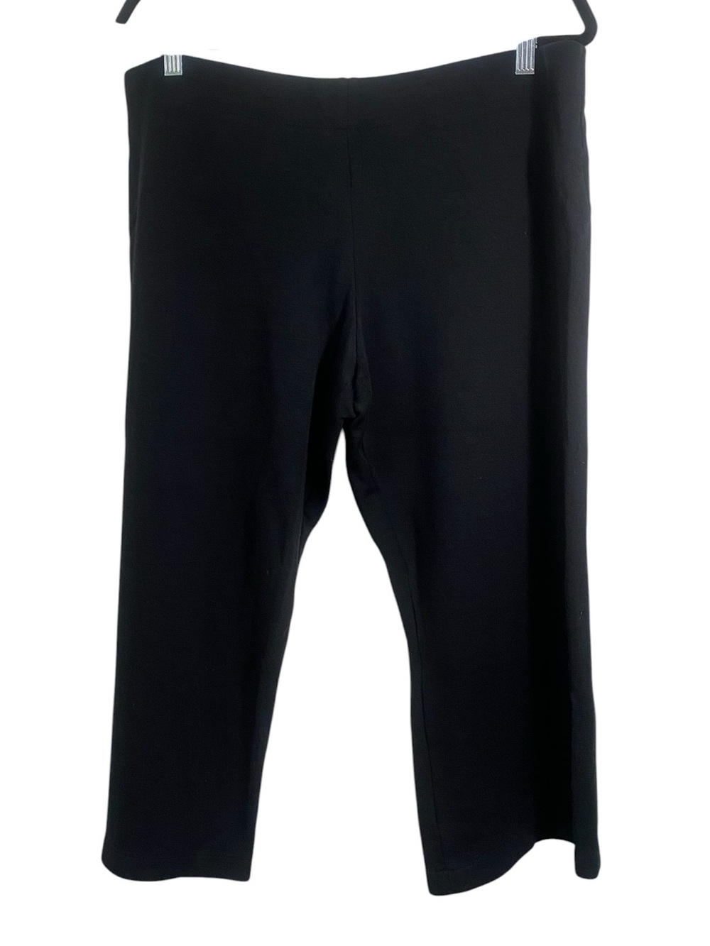 Eileen Fisher Cropped Wide Leg Wool Blend Pants
